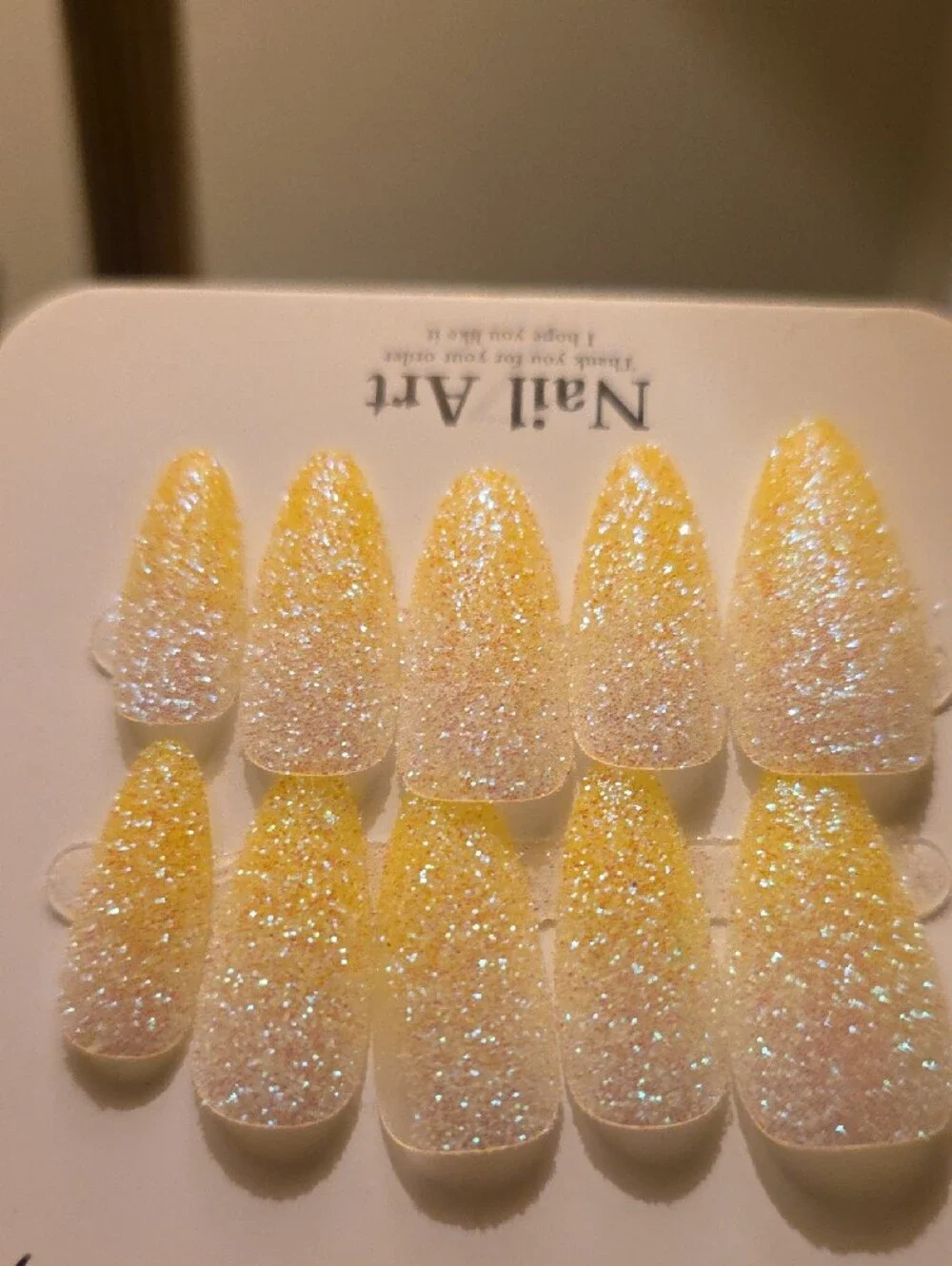 N/A sparkling yellow